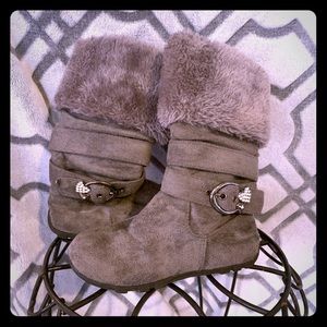 sz 10 toddler grey boots